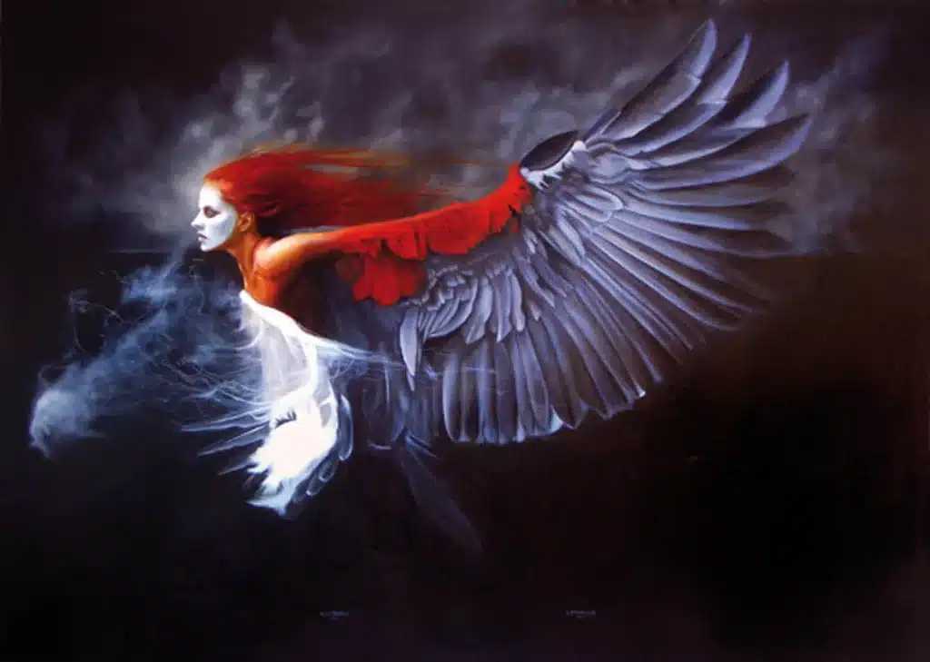 Alas en la noche. 2009. oleo sobre tela. 130 x 183 cm 11zon