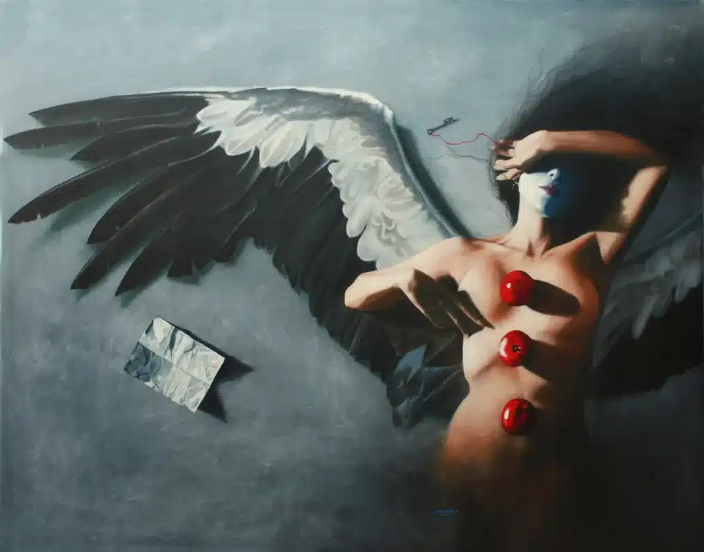 mi Angel. 2010. oleo sobre tela. 140 x 197 cm 11zon