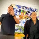 Felipe 7 y Benito Guzmán en el Festín de la Patata