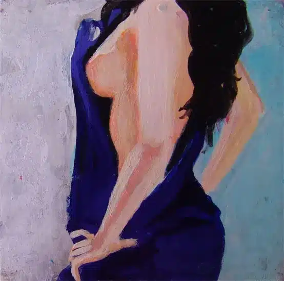 De la serie percepciones del ser 3 - acrílico sobre tela, Violeta Esparza (2006)